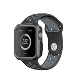 Apple Watch Cover | Apple Watch (38/40/41/42/44/45mm) - Stødsikkert Armor Cover - Sort - DELUXECOVERS.DK