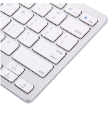 Tastatur | Bluetooth Mini Tastatur (Bluetooth 3.0) - Aluminum - DELUXECOVERS.DK