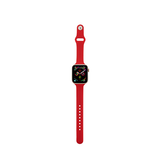 Apple Watch 38mm | Apple Watch (38/40/SE/41mm) - ICON™ Tynd Classic Silikone Rem - Rød - DELUXECOVERS.DK
