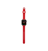 Apple Watch 42mm | Apple Watch (42/44/SE/45/46/49mm) - ICON™ Tynd Classic Silikone Rem - Rød - DELUXECOVERS.DK