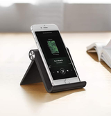 Mobil Stander | DelX S1 Holder i Foldbar Design til Smartphone & Tablet - Sort - DELUXECOVERS.DK