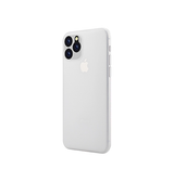 iPhone 11 Pro Max | iPhone 11 Pro Max - Ultratynd Matte Series Cover V.2.0 - Hvid/Klar - DELUXECOVERS.DK