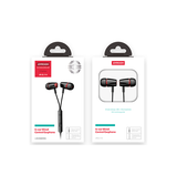 Høretelefoner og Headset | JOYROOM™ - Sound In-Ear Høretelefoner Med Mikrofon - Sort/Rød - DELUXECOVERS.DK