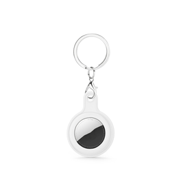 Airtag | AirTag | Deluxe™ Silikone Keychain / Nøglering - Hvid - DELUXECOVERS.DK