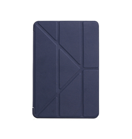 iPad Mini 4/5 | iPad Mini 4/5 - Orgami Trifold Læder Cover M. Stander - Navy - DELUXECOVERS.DK