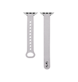 Apple Watch 38mm | Apple Watch (38/40/SE/41/42mm) - ADENA™ Classic Læder Urrem - Grå - DELUXECOVERS.DK