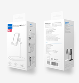Mobil Stander | ROCK™ | Stander/Holder i Foldbar Design til Smartphone & Tablet - Hvid - DELUXECOVERS.DK