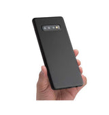 Samsung Galaxy S10+ | Samsung Galaxy S10+ (Plus) - Ultratynd Matte Series Cover V.2.0 - Sort - DELUXECOVERS.DK