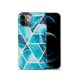 iPhone 12 | iPhone 12 - DELUXE™ Marble  Silikone Cover - Ocean - DELUXECOVERS.DK