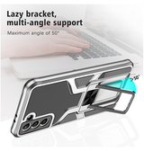 Samsung Galaxy S21+ | Samsung Galaxy S21+(Plus) - Deluxe™ Håndværker Cover M. Kickstand - Grå - DELUXECOVERS.DK