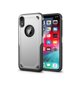 iPhone XR | iPhone XR - REALIKE™ Pro Stødsikkert Håndværker Cover - Sølv - DELUXECOVERS.DK