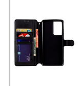 Samsung Galaxy S20 Ultra | Samsung Galaxy S20 Ultra - AZNS™ Diary Læder Etui / Taske M. Pung - Sort - DELUXECOVERS.DK