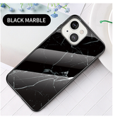 iPhone 13 Mini | iPhone 13 Mini - DELUXE™ Marble  Silikone Cover - Black Stone - DELUXECOVERS.DK