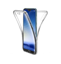 Huawei P20 | Huawei P20 - Full Cover 360° Silikone - Gennemsigtig - DELUXECOVERS.DK