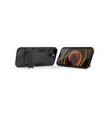 iPhone 13 | iPhone 13 - Eagle™ PRZ Stødsikkert Cover M. Kickstand - Sort - DELUXECOVERS.DK