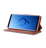 Samsung Galaxy S9 | Samsung Galaxy S9 - AZNS™ Diary Læder Etui / Taske M. Pung - Brun - DELUXECOVERS.DK