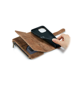 iPhone 11 Pro | iPhone 11 Pro - CaseMe™ Multifunktionel Læder Etui / Pung - Brun - DELUXECOVERS.DK