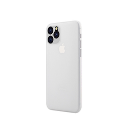 iPhone 11 Pro | iPhone 11 Pro - Ultratynd Matte Series Cover V.2.0 - Hvid/Gennemsigtig - DELUXECOVERS.DK