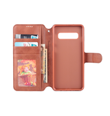 Samsung Galaxy S10 | Samsung Galaxy S10 - AZNS™ Diary Læder Etui / Taske M. Pung - Brun - DELUXECOVERS.DK