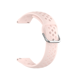 Samsung Galaxy Watch 5 | Samsung Galaxy Watch 5 -  4Run™ Silikone Løbe Sportsrem - Pink - DELUXECOVERS.DK