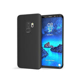 Samsung Galaxy S9+ | Samsung Galaxy S9+ (Plus) - Novo Frosted Matte Slim Silikone Cover - Sort - DELUXECOVERS.DK