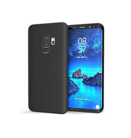 Samsung Galaxy S9+ | Samsung Galaxy S9+ (Plus) - Novo Frosted Matte Slim Silikone Cover - Sort - DELUXECOVERS.DK