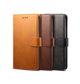 iPhone 11 Pro Max | iPhone 11 Pro Max - GUSSIM™ Læder Cover / Etui M. Kortholder - Brun - DELUXECOVERS.DK