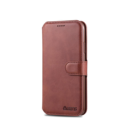 iPhone 11 Pro | iPhone 11 Pro - AZNS™ Diary Læder Etui / Taske M. Pung - Brun - DELUXECOVERS.DK