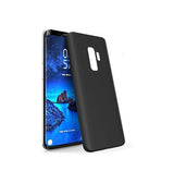 Samsung Galaxy S9+ | Samsung Galaxy S9+ (Plus) - Novo Frosted Matte Slim Silikone Cover - Sort - DELUXECOVERS.DK