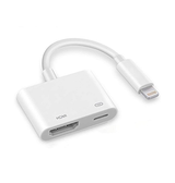 Adapter | Lightning til HDMI Adapter - 1080P - 12cm - Hvid - DELUXECOVERS.DK