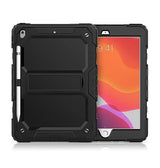 iPad 6 | iPad 6 - 9.7" - ToughCase™ 360° Håndværker Cover - Sort - DELUXECOVERS.DK