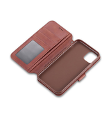 iPhone 11 Pro Max | iPhone 11 Pro Max - AZNS™ Diary Læder Etui / Taske M. Pung - Brun - DELUXECOVERS.DK