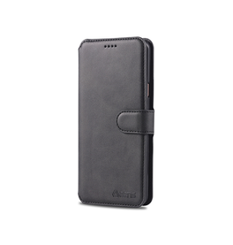 Samsung Galaxy S9+ | Samsung Galaxy S9+ (Plus) - AZNS™ Diary Læder Etui / Taske M. Pung - Sort - DELUXECOVERS.DK