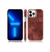 iPhone 13 Pro Max | iPhone 13 Pro Max - LUX™ Læder Bagside Cover - Brun - DELUXECOVERS.DK