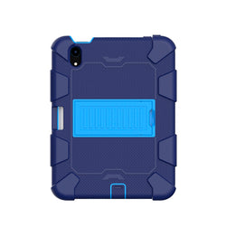 iPad Mini 6 | iPad Mini 6 - Deluxe™ Robust Stødsikkert TPU Cover m. Kickstand  - Blå/Navy - DELUXECOVERS.DK