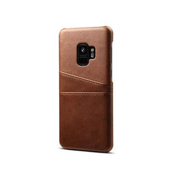 Samsung Galaxy S9 | Samsung Galaxy S9 - NX Design Læder Bagcover - Brun - DELUXECOVERS.DK