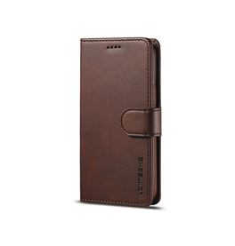 iPhone 11 Pro | iPhone 11 Pro - LC.IMEEKE™ Læder Cover M. Kortholder - Brun - DELUXECOVERS.DK