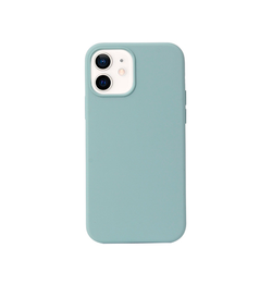 iPhone 12 Mini | iPhone 12 Mini - IMAK™  Pastel Silikone Cover - Moss Green - DELUXECOVERS.DK