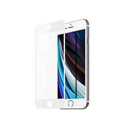 iPhone Beskyttelsesglas | iPhone 6/6s - DeLX™ 3D Skærmbeskyttelse (Hærdet glas) - Hvid - DELUXECOVERS.DK