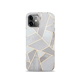 iPhone 12 Mini | iPhone 12 Mini - DELUXE™ Marble  Silikone Cover - Carrara - DELUXECOVERS.DK