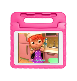 iPad Mini 1/2/3 | iPad Mini 1/2/3 - EVA Børnevenligt Stødsikkert Cover M. Stander - Pink - DELUXECOVERS.DK