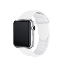 Apple Watch 42mm | Apple Watch (42/44/SE/45mm & Ultra) -  PRO+ Silikone Sportsrem - Hvid - DELUXECOVERS.DK