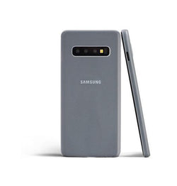 Samsung Galaxy S10+ | Samsung Galaxy S10+ (Plus) - Ultratynd Matte Series Cover V.2.0 - Hvid/Klar - DELUXECOVERS.DK