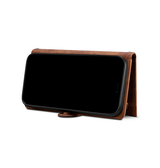 iPhone 7 / 8 / SE (2020/2022) | iPhone 7/8/SE(2020/2022) - ESEBLE™ Læder Cover Etui M. Pung - Brun - DELUXECOVERS.DK