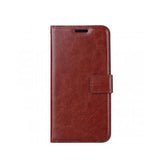 Samsung Galaxy S10 | Samsung Galaxy S10 - Retro Diary Læder Cover - Brun - DELUXECOVERS.DK
