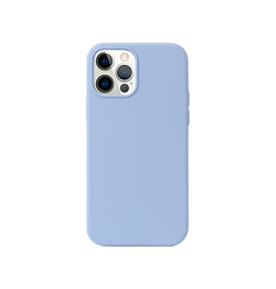 iPhone 12 Pro Max | iPhone 12 Pro Max - IMAK™  Pastel Silikone Cover - Mineral Blue - DELUXECOVERS.DK