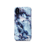 iPhone XS Max | iPhone XS Max - SPARKLE Ocean Marble Cover - Blå - DELUXECOVERS.DK