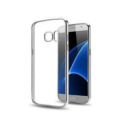 Samsung Galaxy S7 Edge | Samsung Galaxy S7 Edge - Valkyrie Silikone Hybrid Cover - Sølv - DELUXECOVERS.DK