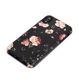 iPhone XS Max | iPhone XS Max - Verdenatura Floral Flower Cover - Dark Rose - DELUXECOVERS.DK