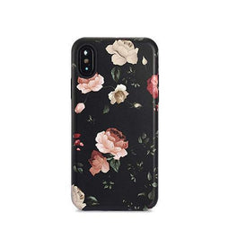 iPhone XS Max | iPhone XS Max - Verdenatura Floral Flower Cover - Dark Rose - DELUXECOVERS.DK